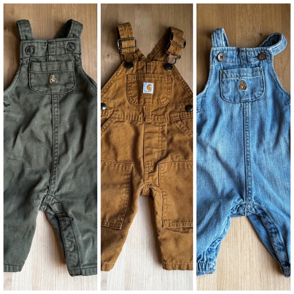 Baby Overalls Bundle (3M) – Carhartt + Baby Gap 🧸